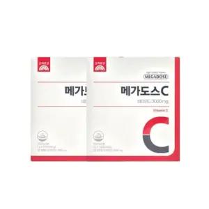 고려은단 메가도스C 비타민C 3000mg X 100포 (300g), 2개
