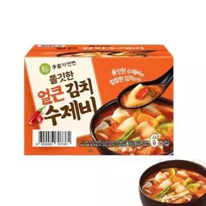 [셀러허브]이가자연면 쫄깃한 얼큰 김치수제비 187g x 6 (S46613459)