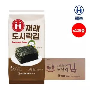 해농 재래 도시락김 4g(8매) / 128봉 / 박스