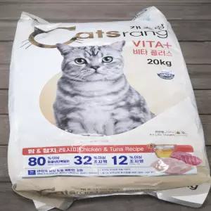 캐츠랑 비타플러스 전연령 고양이 사료 20kg