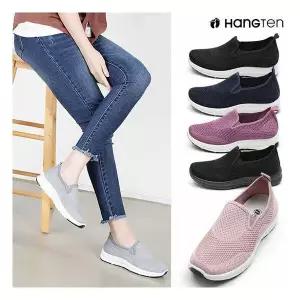 데일리룩 무료배송 행텐 HT-252 여성슬립온 스니커즈 운동화 메쉬운동화