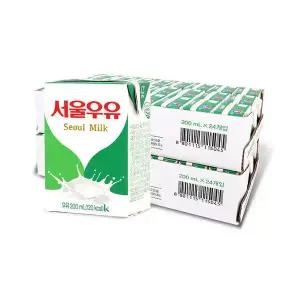 서울우유 멸균우유 200ml x 24입 x 2박스 총48입