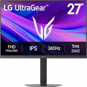 LG 27G440A-B 27인치 울트라기어 풀 HD (1920 x 1080) IPS 게이밍 모니터 240Hz 1ms G-SYNC 호환 FreeSync