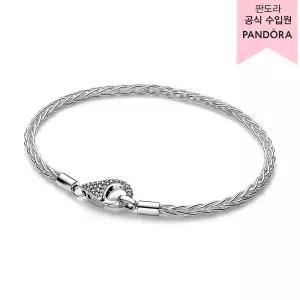 [롯데백화점]판도라 [백화점 보증서 제공] 파베 클라습 폭스테일 체인 참 브레이슬릿 594462C01