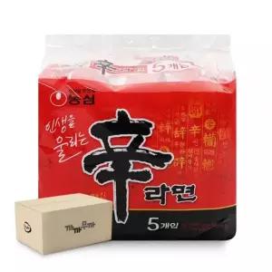 농심 신라면 120gx5개 8팩 농심 신라면 120g 5개 1박스-8팩