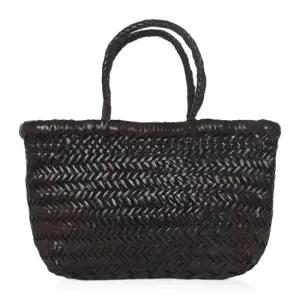 드래곤디퓨전 26SS 여성 미니 플랫 고라 토트백 다크브라운 8809 DARK BROWN