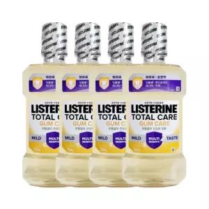 리스테린 토탈케어 검케어 마일드 750ml x4개 구강청결제