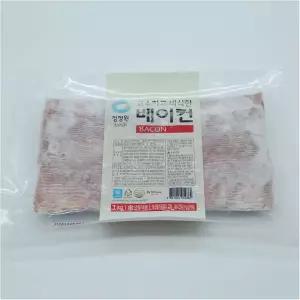 청정원 베이컨 1KG 대용량 베이컨 냉동 백설베이컨 씨제이