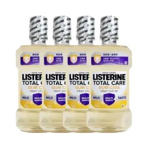 리스테린 토탈케어 검케어 마일드 750ml x4개 구강청결제