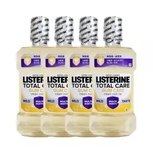 리스테린 토탈케어 검케어 마일드 750ml x4개 구강청결제