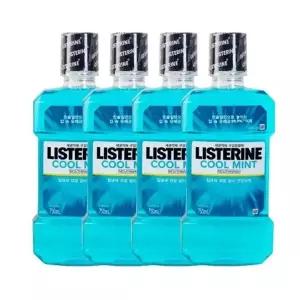 리스테린 쿨민트 750ml x4개 구강청결제