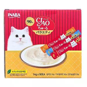 이나바 챠오츄르 고양이 간식 버라이어티팩 14g x 90개