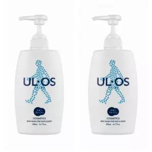 우르오스 스킨워시 K 올인원 바디 페이스 워시 클렌저 500ml x 2