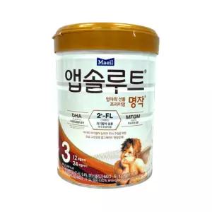 매일유업 앱솔루트 명작 2FL (HMO) 분유 3단계(12~24개월) 800g 1캔