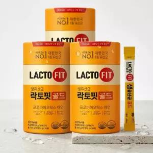 {백화점 상품} 종근당건강 락토핏 골드 생유산균 2g x 50포 3통 405351