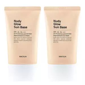 맥클린 누디 글로우 파데프리 선 베이스 SPF46 PA+++ 50ml 2개입