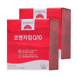 고려은단 코엔자임Q10 월분 90캡슐 2개 6개 코엔자임Q10