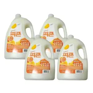 피죤 옐로미모사 섬유유연제 3100ml x 4개