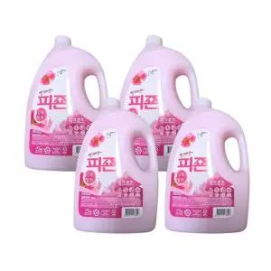 피죤 핑크로즈 섬유유연제 3100ml x 4개