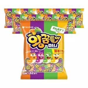 굿 오리온 왕꿈틀이 미니 푸르츠믹스 336g 10입