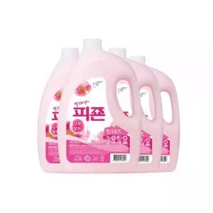 피죤 강력탈취 섬유유연제 3100ml X 4개 핑크로즈