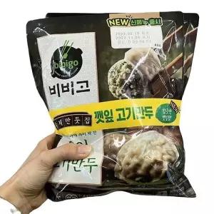 씨제이 비비고수제깻잎고기만두 400g x 2 x 1개 b26951 (29257522)