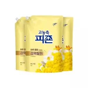[텐바이텐]피죤 섬유유연제 고농축 강력탈취 오리지널 섬유유연제 1.6L X 3개