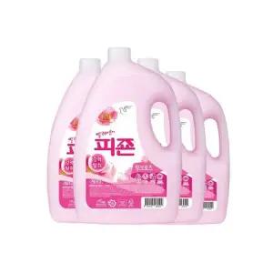 [텐바이텐]피죤 일반섬유유연제 강력탈취 섬유유연제 4210ml X 4개 핑크로즈