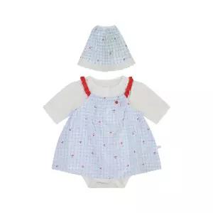 [롯데백화점]에뜨와 체리7부바디수트SET 07T317984/출산,신생아 백일선물,봄 바디수트