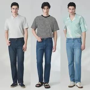 26SS 여름 남성 라이크라 스트레이트 데님 3종