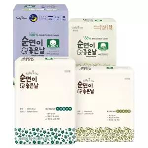 샐리의법칙 트리플 순면이좋은날 생리대 중형 16P X 5팩/대형,라이너,오버나이트 외