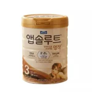 앱솔루트 명작 2FL 분유 3단계(12~24개월) 800g 1캔