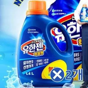 찬물사용가능 WAY246J5 액체세제 1.4Lx2개 액상세제 운동화세탁