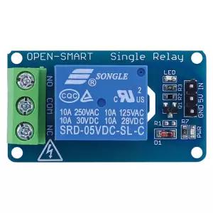 릴레이 보드 5V 1채널 단일 모듈 Arduino와 호환되는 하이 레벨 트리거