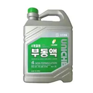 4계절용 유니켐 부동액 냉각부동액 동결방지 DL 3L