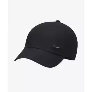 [나이키] NIKE 드라이 핏 클럽 언스트럭처 메탈 스우시 캡 - 블랙 메탈릭 실버 FB5372-010 460177