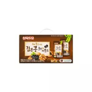 삼육식품 삼육두유 검은콩 호두아몬드 두유 파우치 190ml 60팩