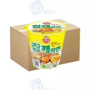 얼큰한 오뚜기 참깨라면 미니컵 소컵 컵라면 고소한 65g 30개