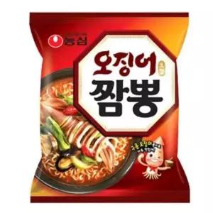 오징어짬뽕 농심 x 40입 박스 124g