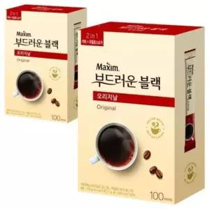 커피믹스 맥심 오리지날 부드러운 블랙 커피 100T
