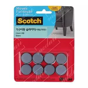 고품질 가구이동 층간소음방지 패드 원형 소 8입 의자발커버 층간소음방지패드 가구끌림슬라이더 WFNYR0Y