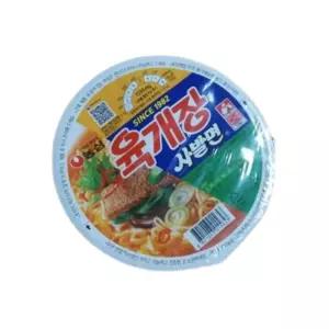 농심 컵 라면 육개장 사발면 86g 24개 1박스
