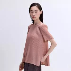 [롯데백화점]플리츠미 플리츠 반팔 A라인 티셔츠_EPTSM026010