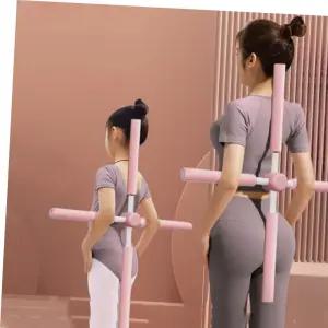 그린 자세 굽은등 목 말린 어깨 허리 요가 기구 막대 바 체형