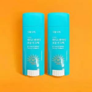[셀러허브]식물나라 산소수 페이스앤바디 보송선스틱 30g+30g 더블기획 (AD) (S33553950)