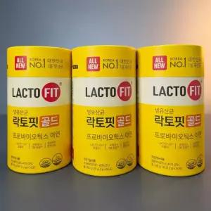 종근당 락토핏 골드 생유산균 2g 50포 3통