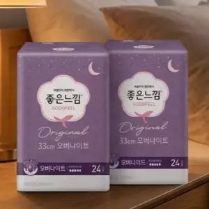 좋은느낌 날개형 오버나이트 24매 2개
