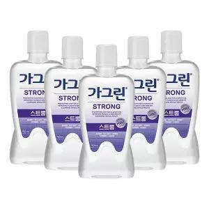 가그린 스트롱 750ml 5개