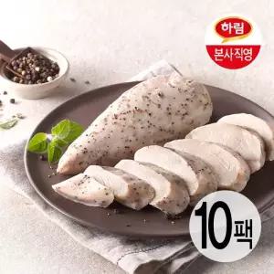 하림 C) 닭가슴살 블랙페퍼 100g 10개