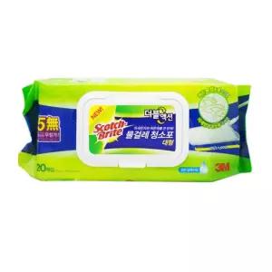 3M 더블액션 물결레 청소포 대형 20매입 37x20cm/티슈/물걸래/물걸레포/물청소포/일회용/밀대/물걸레/바닥